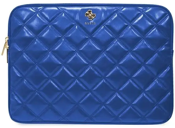 Guess dėklas GUCS14ZPSQSSGB 14" mėlynas Quilted 4G