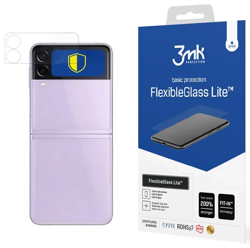 Samsung Galaxy Z Flip 3 5G (Front) - 3mk FlexibleGlass Lite™ screen protector