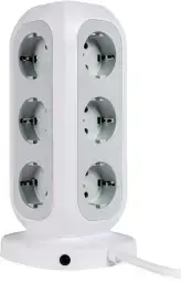 Maitinimo ilgintuvas Verbatim 2m EU Socket Tower 15 in 1