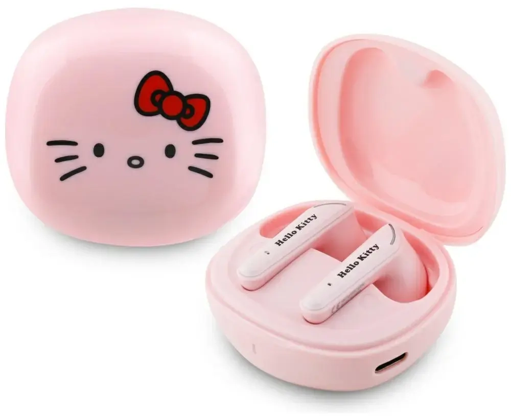 Słuchawki TWS Hello Kitty O Glossy        Finish różowy
