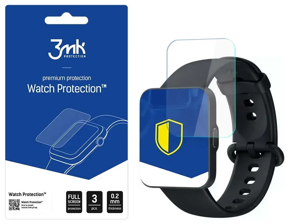 Redmi Watch 3 - 3mk Watch Protection™ v. ARC+ screen protector