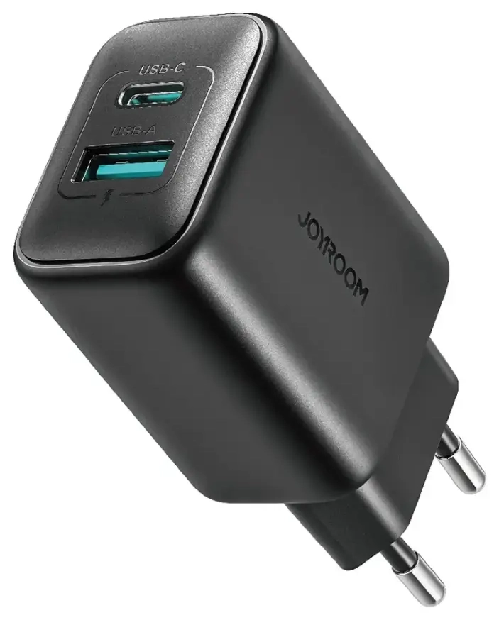 Joyroom JR-TCF13 зарядное устройство | 25W | PD, PPS | USB-C, USB-A | черное