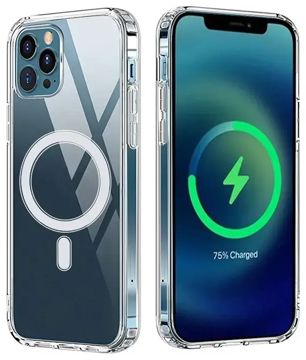 Anti Shock 1.5 mm telefono dėklas su MagSafe palaikymu iPhone 12 | iPhone 12 Pro skaidrus