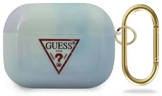 Guess GUACAPTPUMCGC02 AirPods Pro cover niebieski|blue Tie & Dye Collection