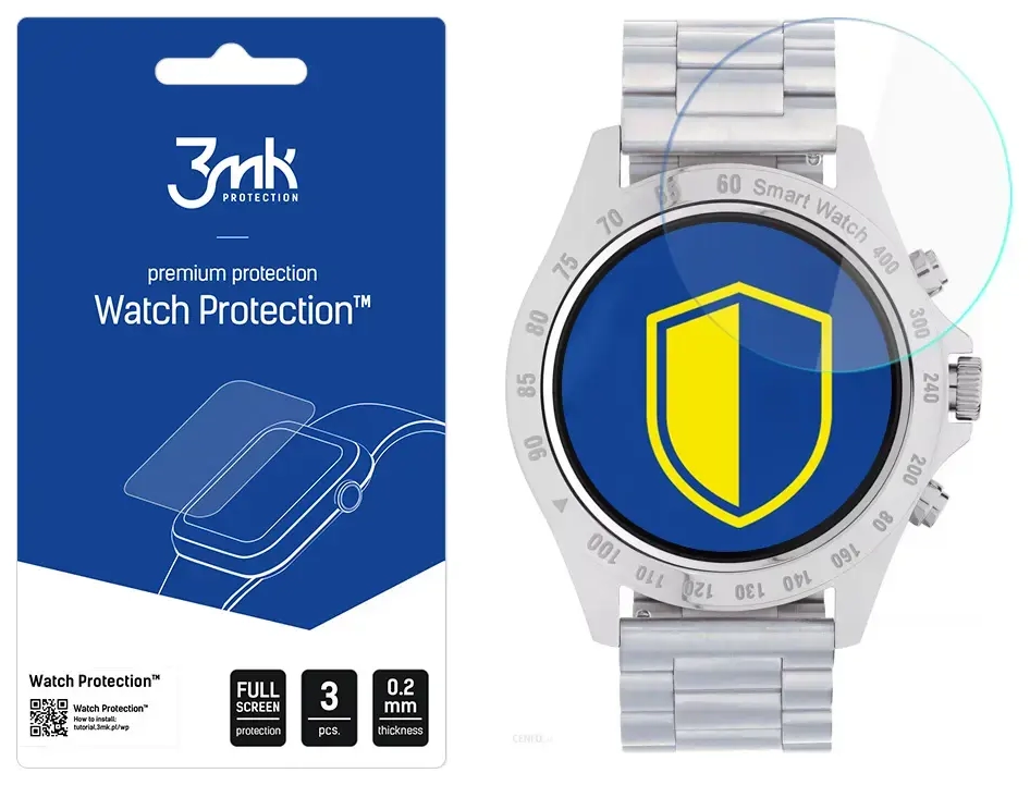 Garett V8 RT - 3mk Watch Protection™ v. FlexibleGlass Lite screen protector