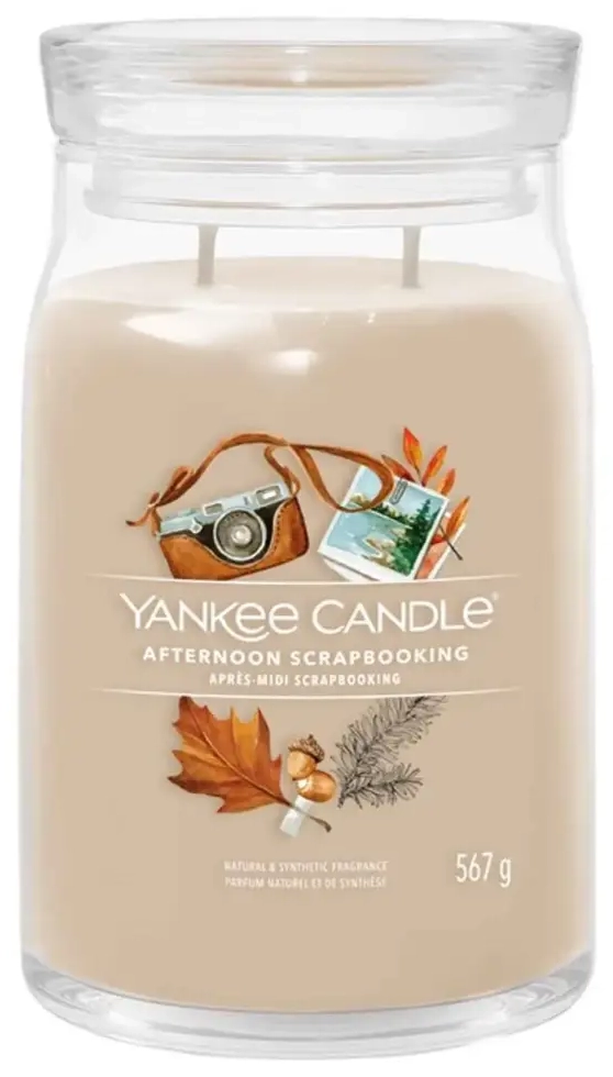 Yankee Candle Afternoon Scrapbooking Signature Candle Large 567g