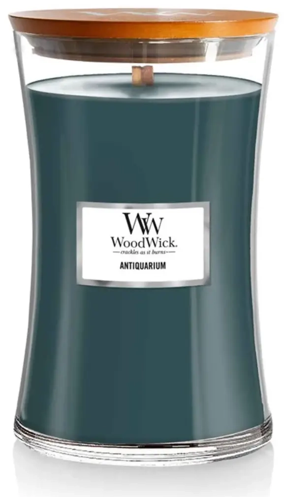 Kvapioji žvakė Woodwick Antiquarium su medine dagtimi 609,5 g