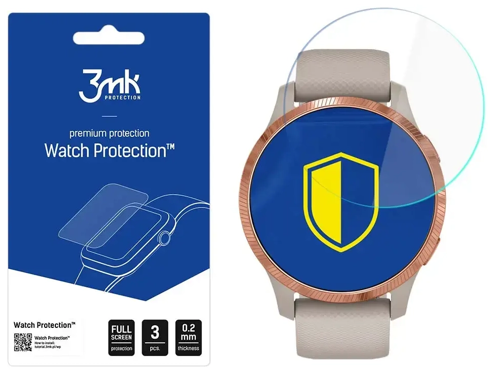 Garmin Venu - 3mk Watch Protection™ v. ARC+ screen protector