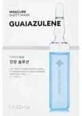 Mascure Sheet Mask Guaiazulene – Drėkinamoji lakštinė kaukė.