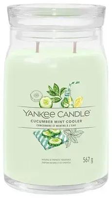 Yankee Candle Cucumber Mint Cooler signature candle 567 g