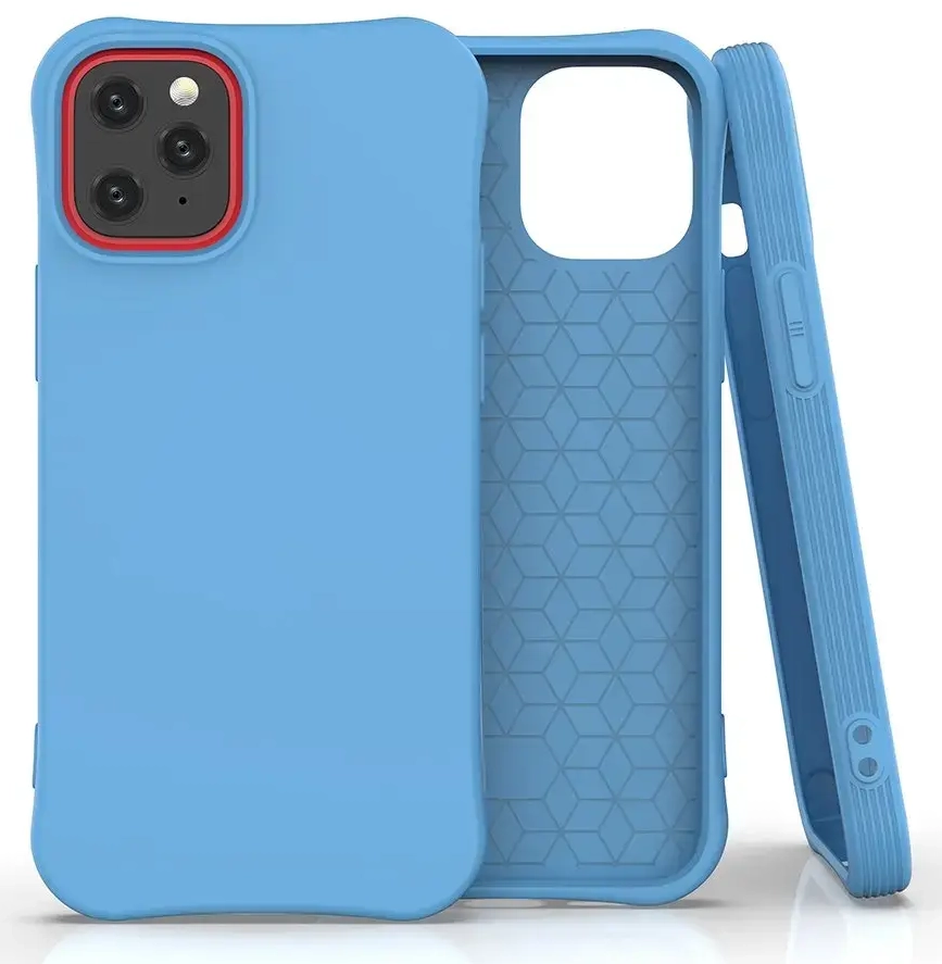 Fusion Solaster Back Case Silicone Case For Apple iPhone 12 Pro Max Blue