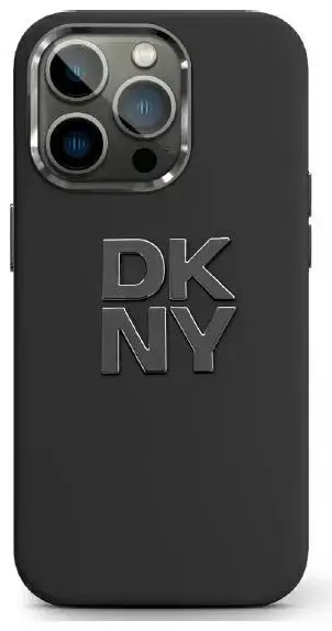 DKNY DKHCP16XSMCBSK iPhone 16 Pro Max     6.9" czarny|black hardcase Liquid Silicone Metal Logo
