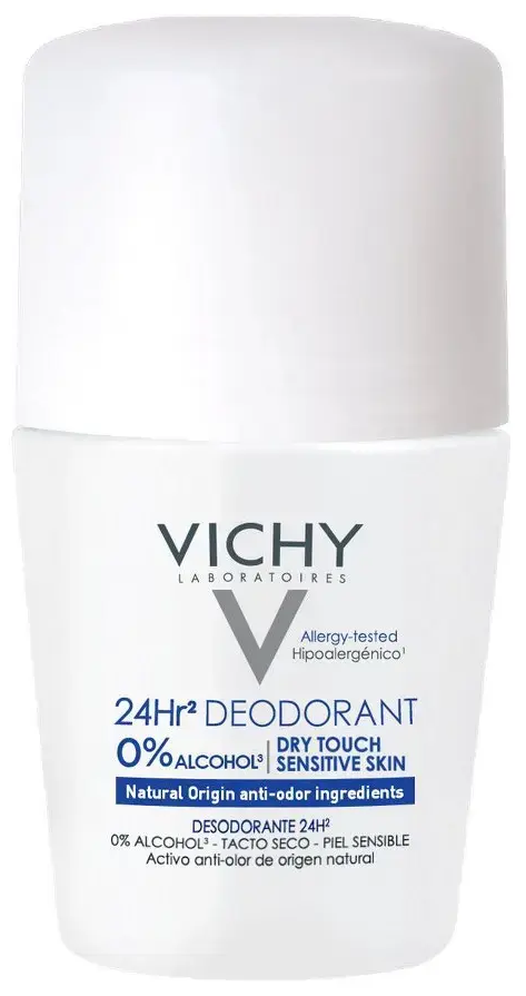 Vichy Deodorant 24 Hour Aluminium Free Roll on 50ml