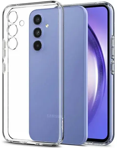 SPIGEN Liquid Crystal ACS05889 silikona aizsargapvalks Samsung A546 Galaxy A54 5G caurspīdīgs