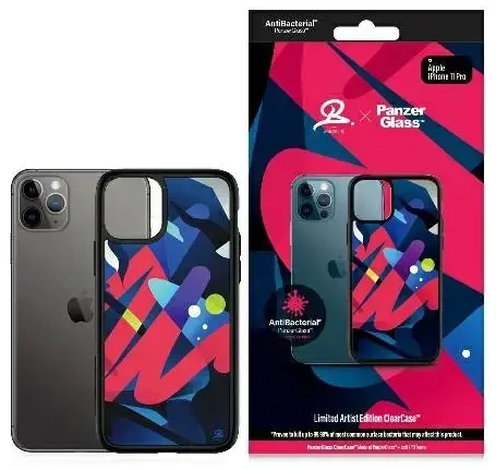 PanzerGlass ClearCase iPhone 11 Pro Mikael B Limited Artist Edition Antibacterial