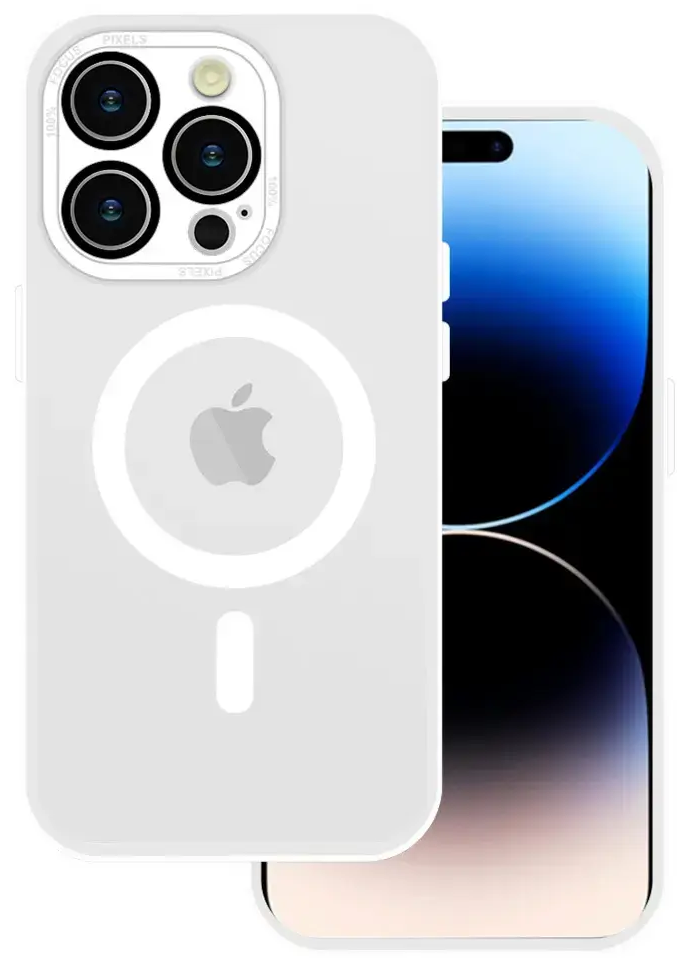 Tel Protect Magmat telefoni ümbris iPhone 15 valge