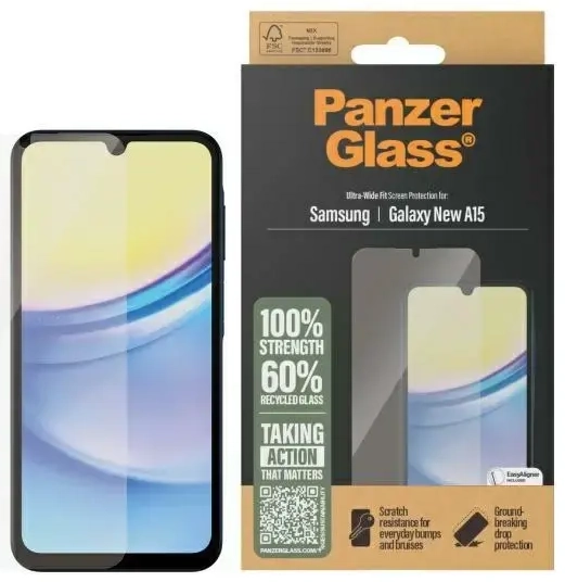 PanzerGlass Ultra-Wide Fit Sam A16 | A16 5G ekraanikaitse 3807