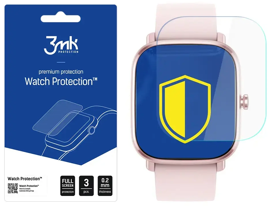 Amazfit GTS 2 Mini - 3mk Watch Protection™ v. ARC+ screen protector