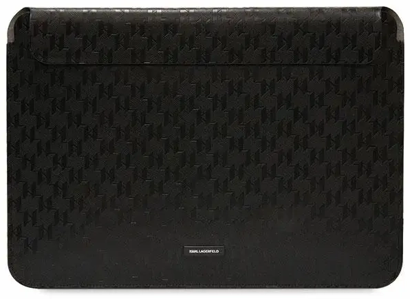 Karl Lagerfeld Saffiano Monogram Computer Sleeve 13|14" Black
