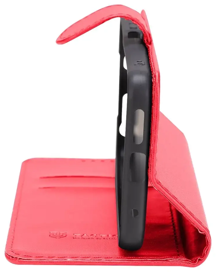 Tactical Field Notes telefoniümbris iPhone 16e jaoks, punane