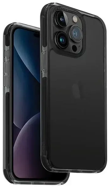 UNIQ etui Combat iPhone 15 Pro 6.1" czarny|carbon black