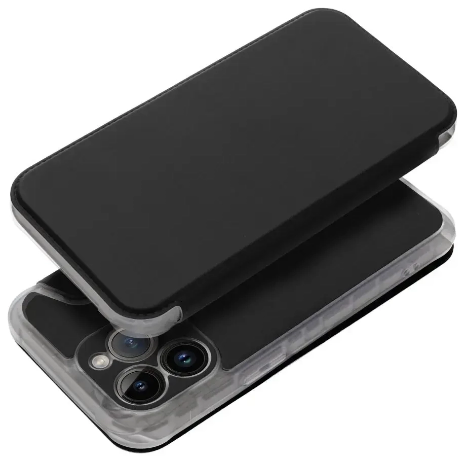 Fusion Piano Book Case grāmatveida maks telefonam Xiaomi Redmi 12C melns