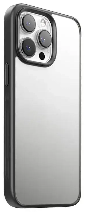 Apsauginis telefono dėklas Joyroom JR-15Q2, skirtas iPhone 15 Pro (matinis juodas)