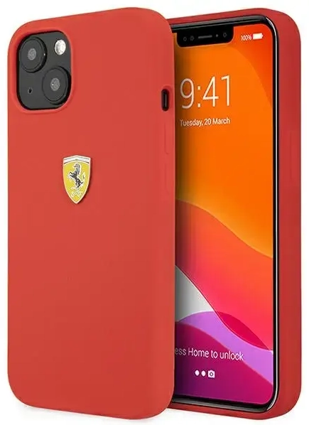 Ferrari FESSIHCP13SRE iPhone 13 mini 5,4" czerwony|red hardcase Silicone