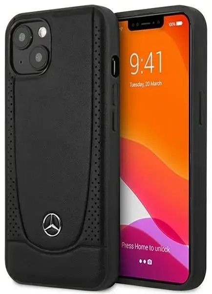 Mercedes MEHCP15MARMBK iPhone 15 Plus | 14 Plus 6.7" czarny|black hardcase Leather Urban