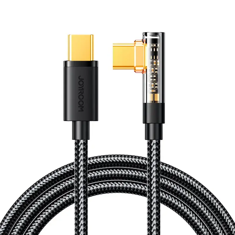 Joyroom S-CC100A6 duomenų perdavimo ir įkrovimo laidas | USB-C į USB-C | 100W | 1.2m | juodas
