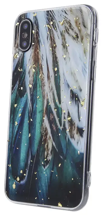 Gold Glam case for Xiaomi Redmi 14C 4G/ 14C 5G / Redmi A4 / POCO C75 feathers