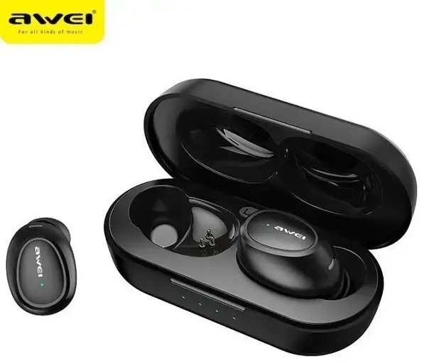 Słuchawki Bluetooth 5.0 T16 TWS + stacja dokująca Czarny