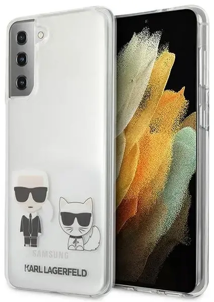 Karl Lagerfeld KLHCS21MCKTR S21+ G996 hardcase Transparent Karl & Choupette