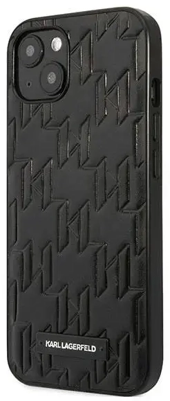 Karl Lagerfeld KLHCP13SMNMP1K iPhone 13 mini 5,4" hardcase czarny|black Monogram Plaque