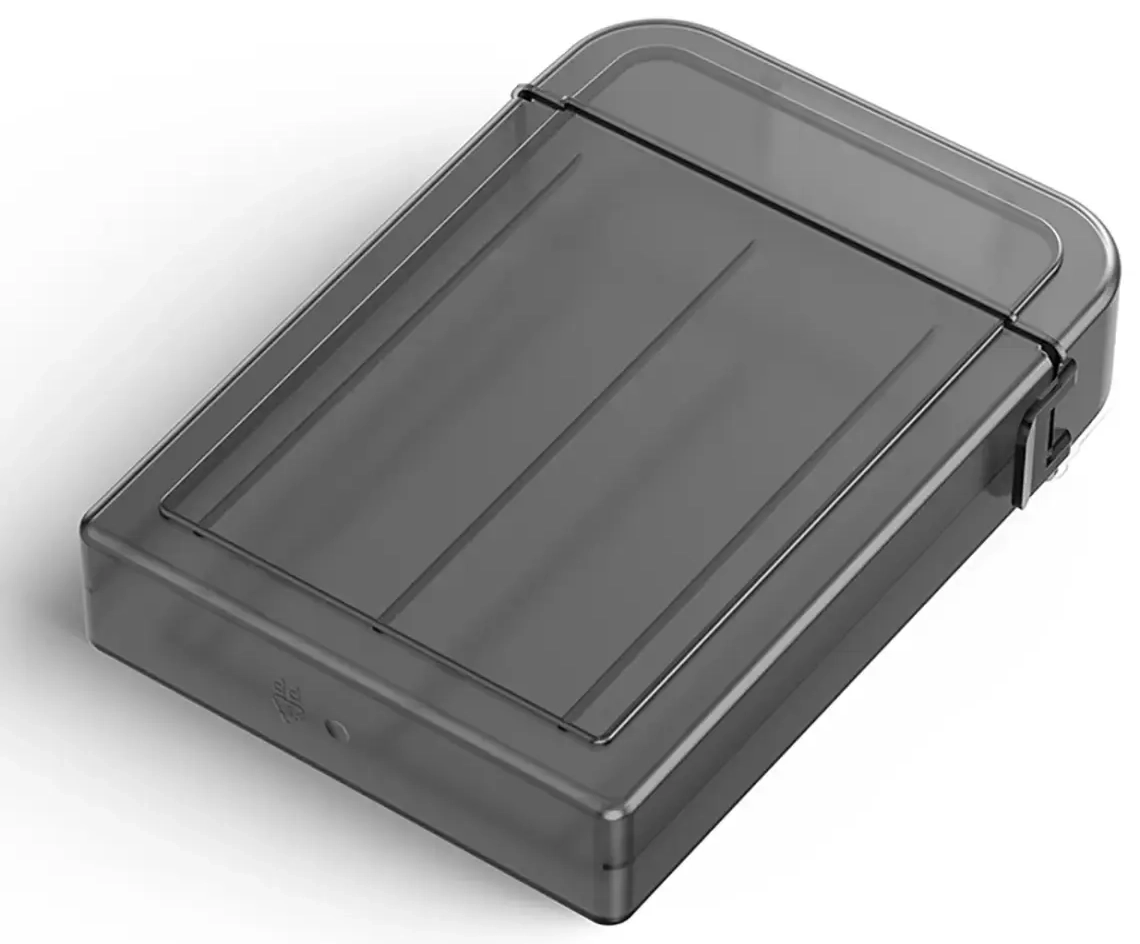 Orico PPH-25 protective case 2.5" disk box - semi-transparent, gray