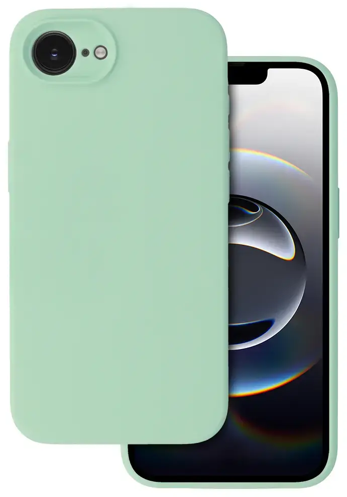 Silicone Lite telefono dėklas iPhone 16e žalias