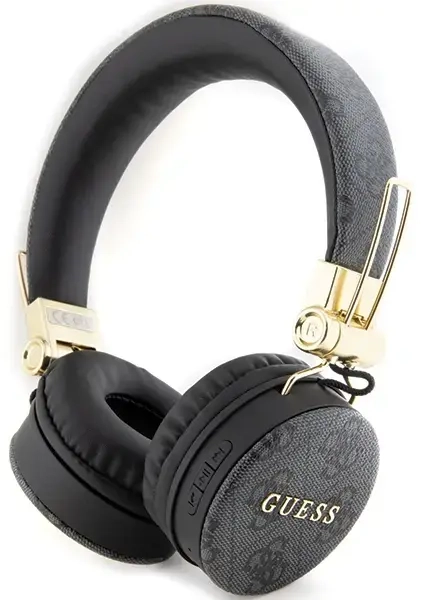 Guess „Bluetooth“ ausinės GUBH704GEMK, juodos, 4G Metal Logo