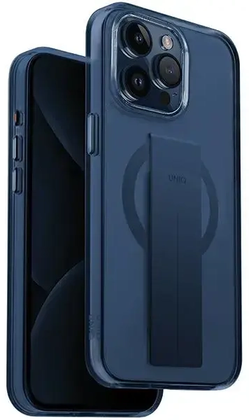 UNIQ etui Heldro Mag iPhone 15 Pro Max 6.7" Magclick Charging niebieski|ultramarine deep blue