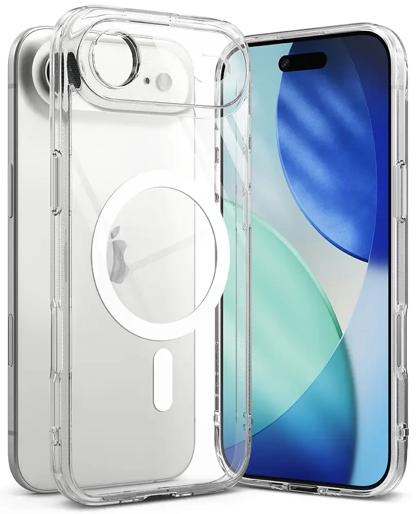 Ringke Fusion Magnetic maciņš ar MagSafe atbalstu telefonam Apple iPhone 17 Air caurspīdīgs