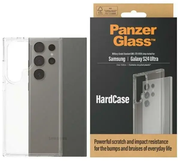 PanzerGlass HardCase Sam S24 Ultra S928   Military grade przezroczysty|transparent 1215