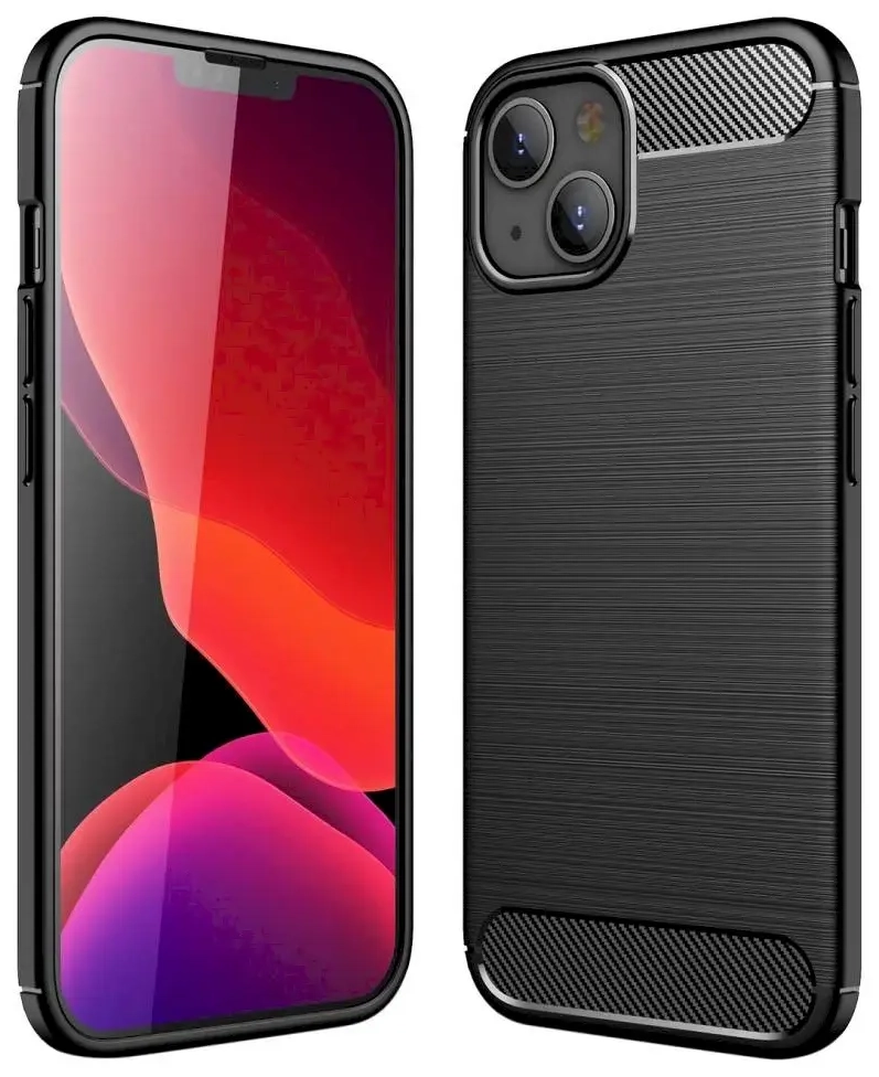 Fusion trust silicone back case for Apple iPhone 13 Pro black