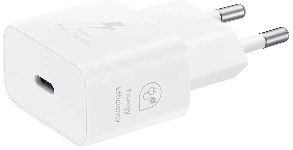 Samsung EP-T2510EWE tīkla lādētājs | 25W | USB-C | USB-C uz USB-C vads komplektā | balts ) (OEM)