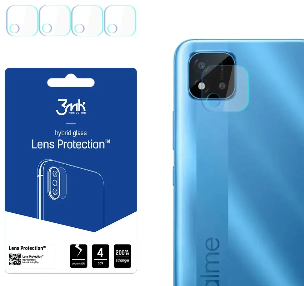 Realme C11 2021 - 3mk Lens Protection™ screen protector