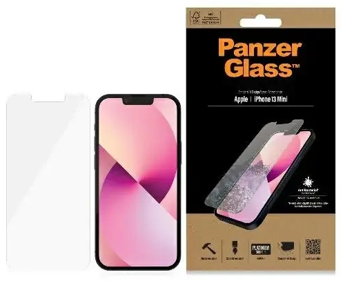PanzerGlass Standard Super+ aizsargstikls telefonam iPhone 13 Mini 5,4 Antibakteriāls 2741