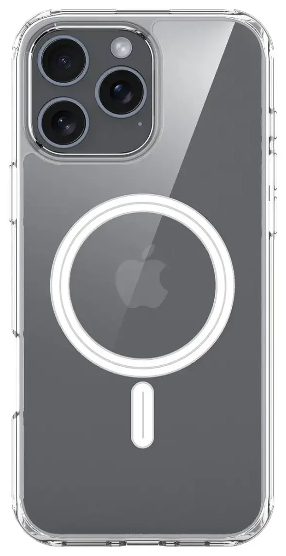 „Dux Ducis Clin Mag“ dėklas su „MagSafe“, skirtas „iPhone 16 Pro“ – skaidrus