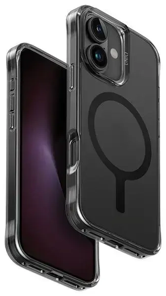 UNIQ etui LifePro Xtreme iPhone 16 6.1" Magclick Charging czarny|frost smoke