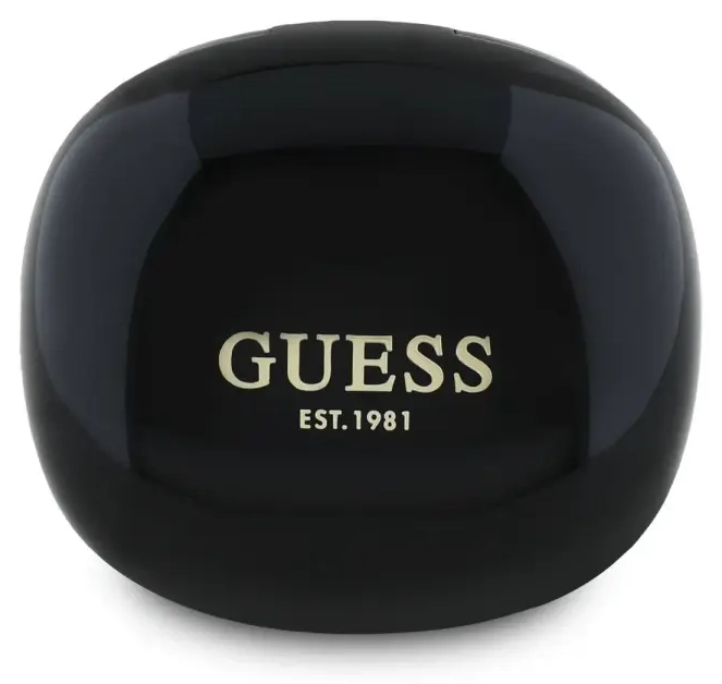 Guess Glossy Classic Logo TWS Wireless Earphones Black
