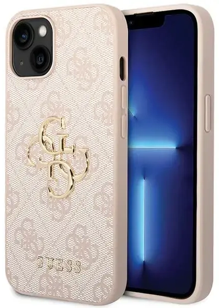 Guess GUHCP15S4GMGPI Apple iPhone 15 6.1 maciņš telefonam rozā