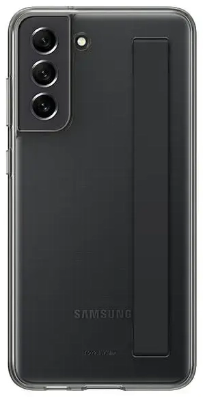 EF-XG990CBE Samsung Clear Strap Cover for Galaxy S21 FE Dark Gray