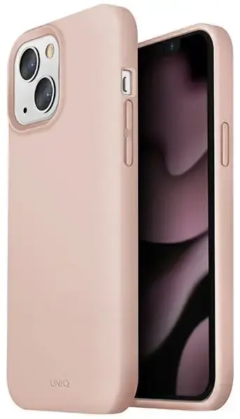 UNIQ etui Lino iPhone 13 6,1" różowy|blush pink